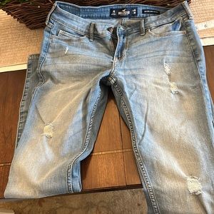 Hollister skinny low rose jeans sz 7